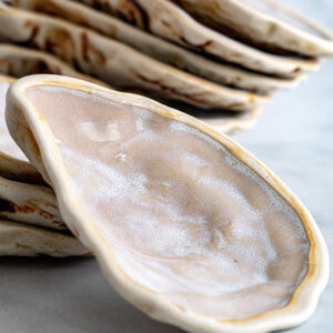 Handcrafted Clay Seafood Containers