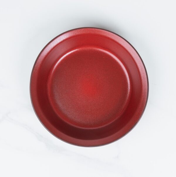 Deep-Straight-Edge-Pie Dish-Garnet - Image 5