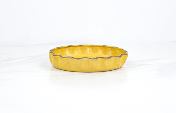 Stoneware Quiche Dish-Yellowstone - Image 4