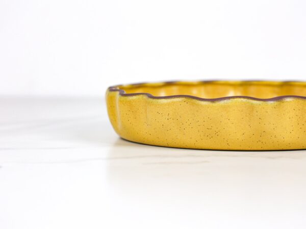 Stoneware Quiche Dish-Yellowstone - Image 7