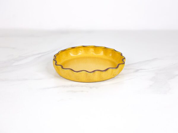 Stoneware Quiche Dish-Yellowstone - Image 2