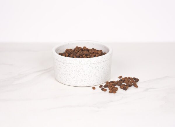 Large Dog Bowl- Ceramic-Stoneware-Handmade-Made in USA-Dog Bowl -Heartland Speckle