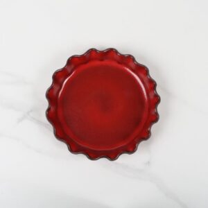 Stoneware Quiche Dish-Garnet