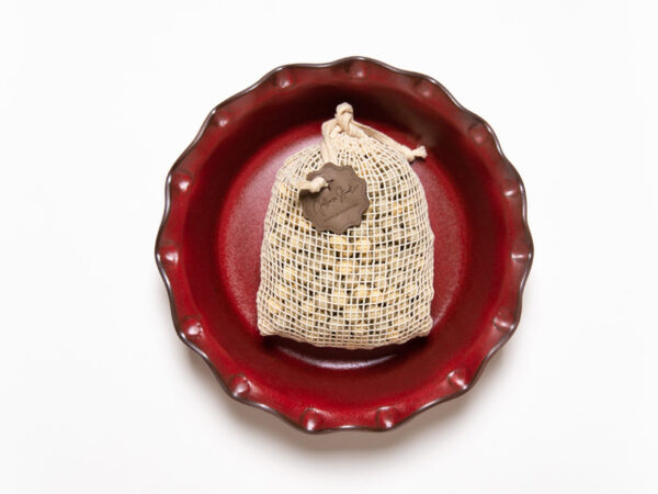 Fluted-Pie Dish-Deep-Weights Combo-Garnet