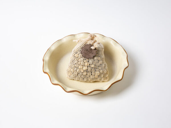 Fluted-Pie Dish-Deep-Weights Combo - Egg Nog - Image 3