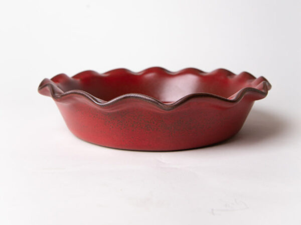 Fluted-Pie Dish-Deep-Garnet - Image 5
