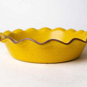 Fluted-Pie Dish-Deep-Yellowstone