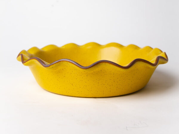 Fluted-Pie Dish-Deep-Yellowstone