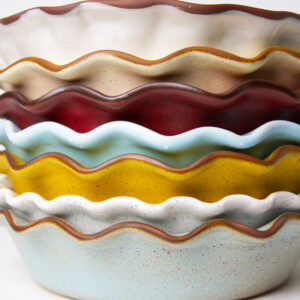 Fluted Deep Dish