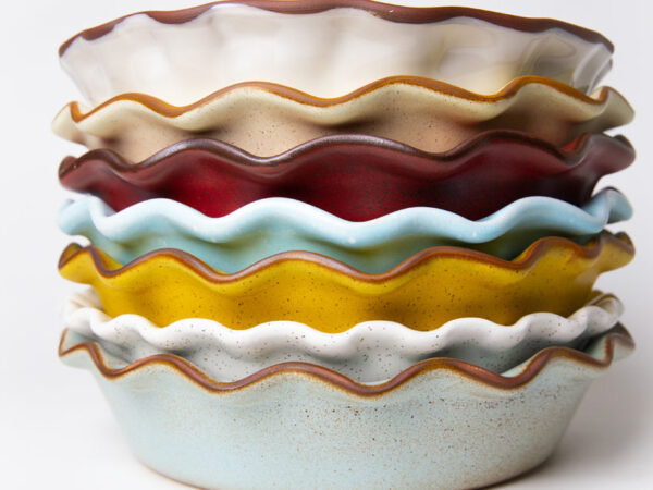 Fluted-Pie Dish-Deep-Yellowstone - Image 3