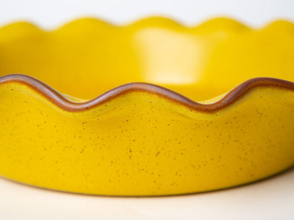 Fluted-Pie Dish-Deep-Yellowstone - Image 2