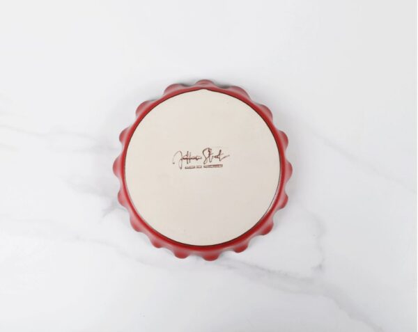 Stoneware Quiche Dish-Garnet - Image 3