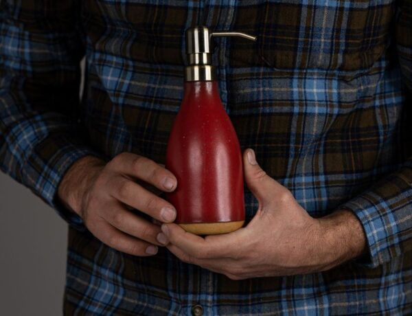 Soap & Lotion Dispenser- Garnet - Image 4