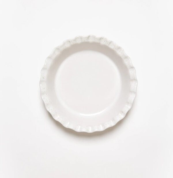 Fluted-Pie Dish-Deep-Heartland Speckle