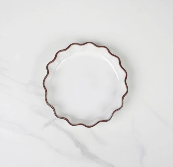 Stoneware Quiche Dish-New England