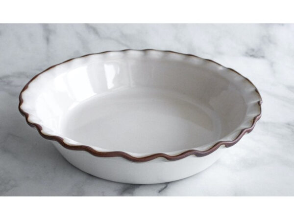 Fluted-Pie Dish-Deep-New England White - Image 13